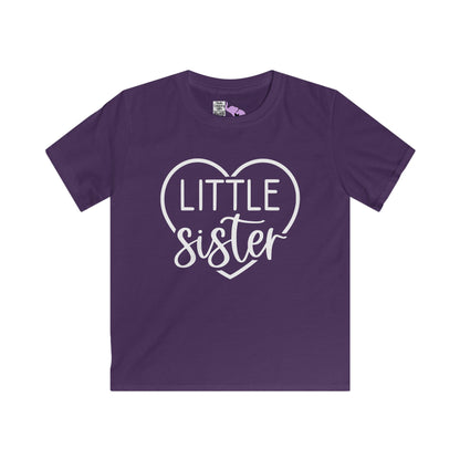 LIttle Sister (Heart) Youth Softstyle Tee