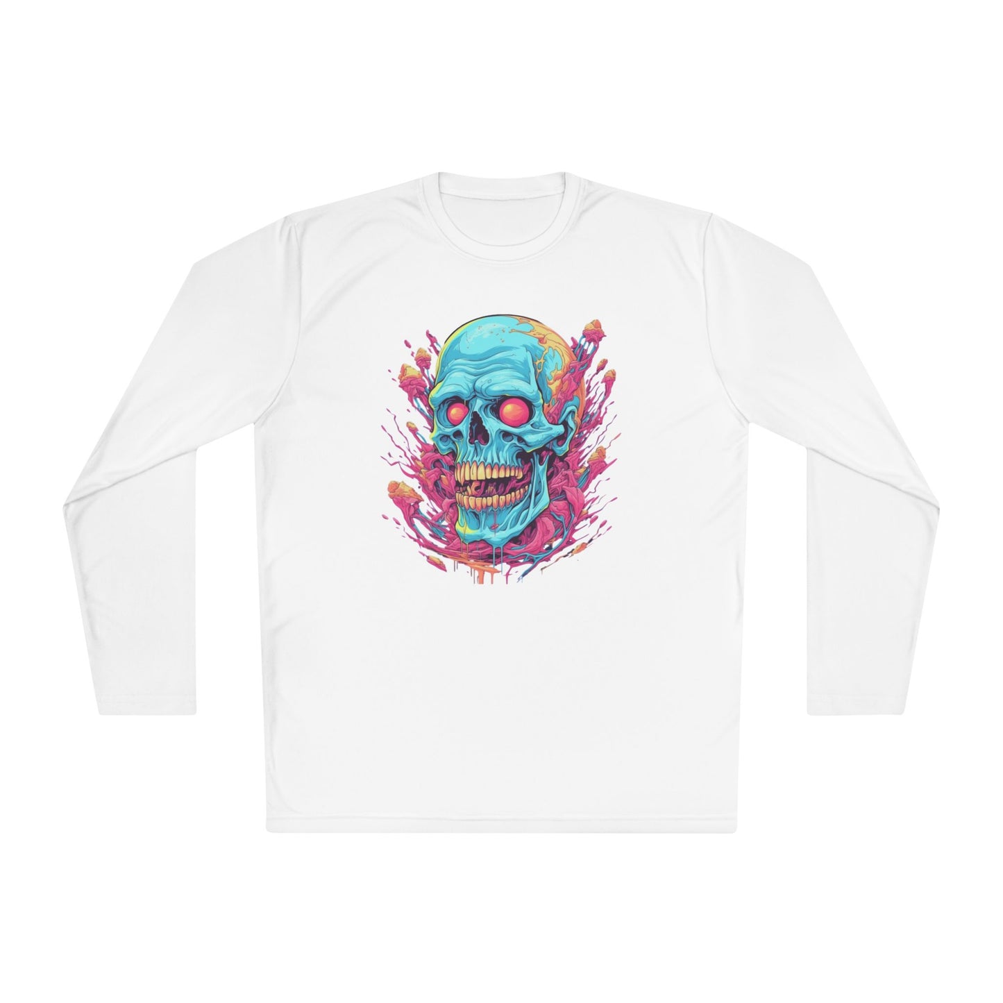 Psycho Skull Adult Long Sleeve Tee