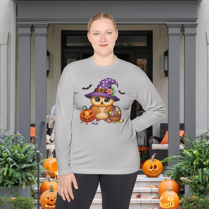 Witchy Owl Adult Long Sleeve Tee