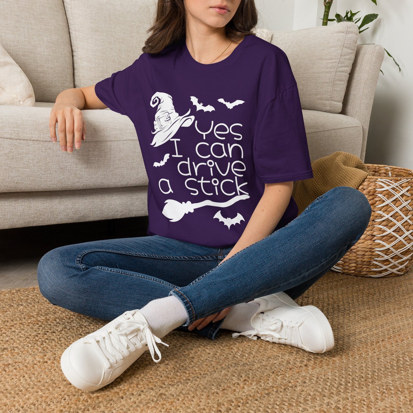 Yes I Can Drive A Stick Adult T-shirt