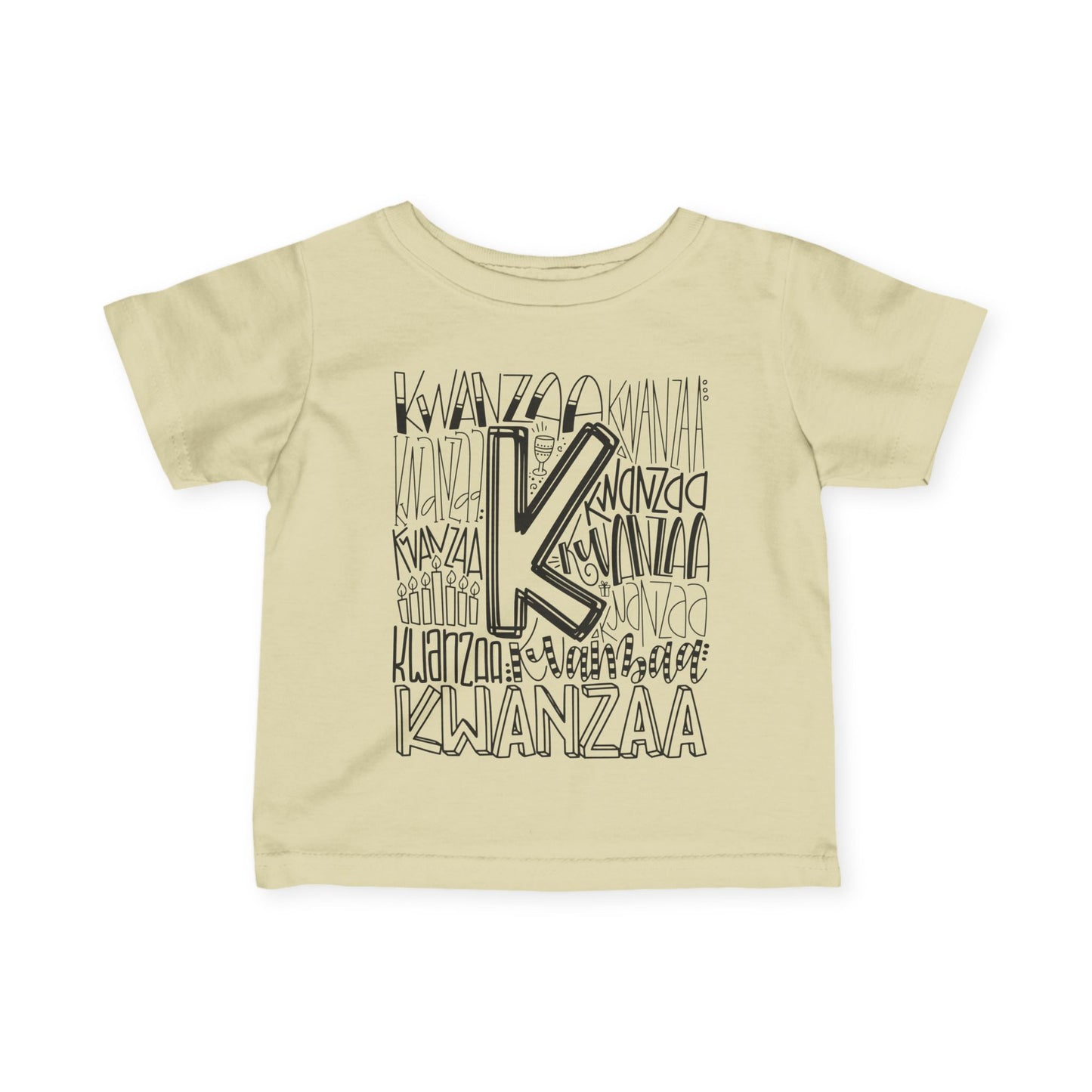 Kwanzaa Wordcloud Infant Soft T-Shirt