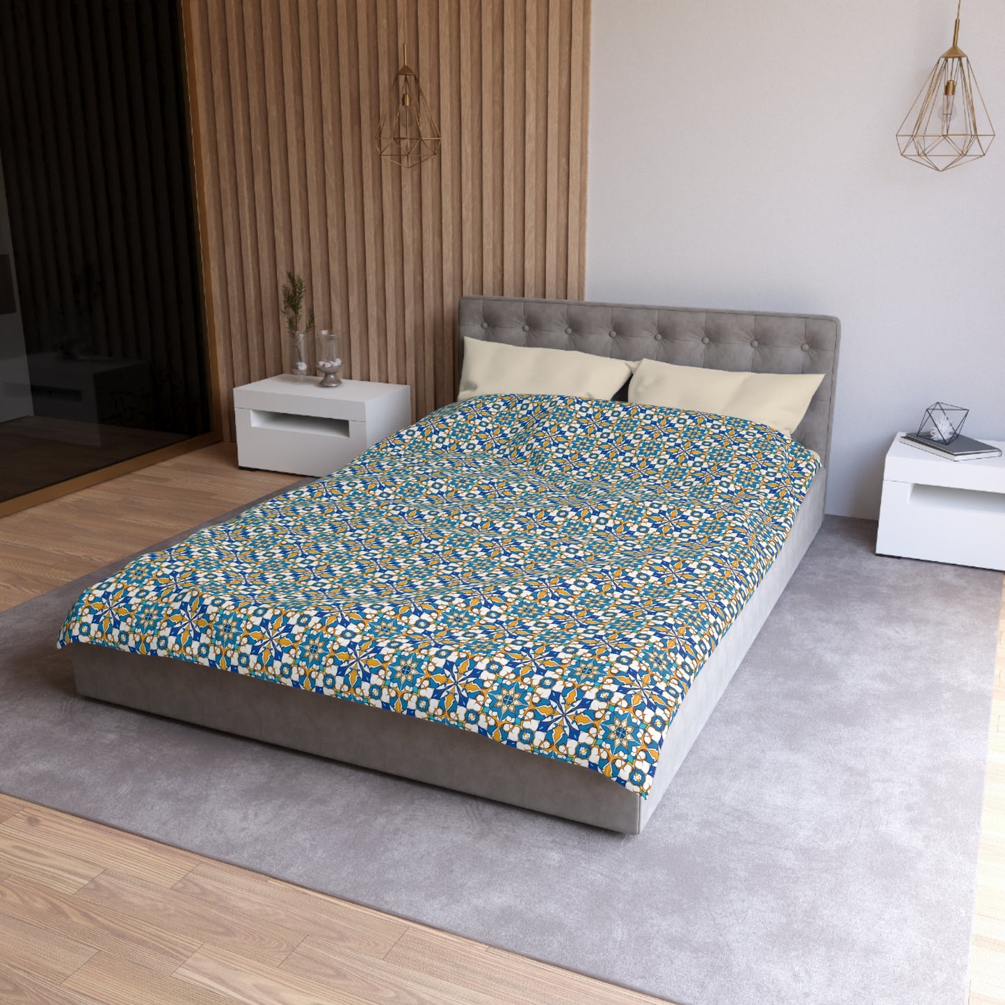 Talavera Sunburst Microfiber Duvet Cover