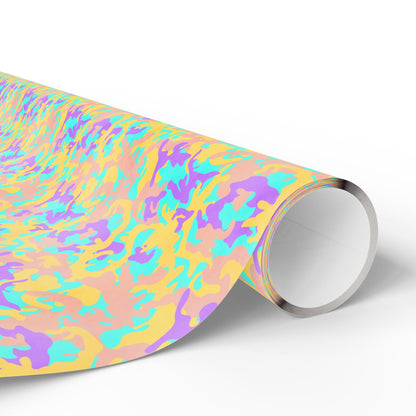 Dreamsicle Camo Wrapping Paper