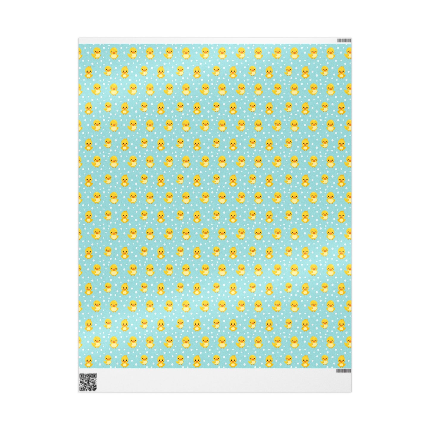 Ducky Dot Parade Wrapping Paper