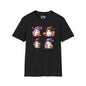 Cute Ghosts w/Pumpkins Adult T-shirt