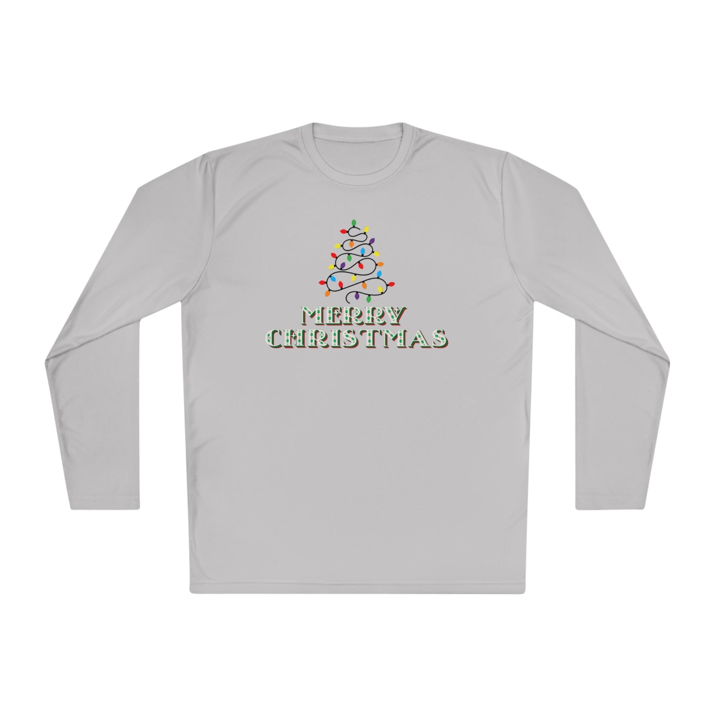 Merry Christmas Adult Long Sleeve Tee