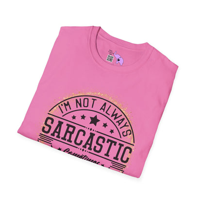 I'm Not Always Sarcastic, Sometimes I'm Sleeping Adult T-shirt