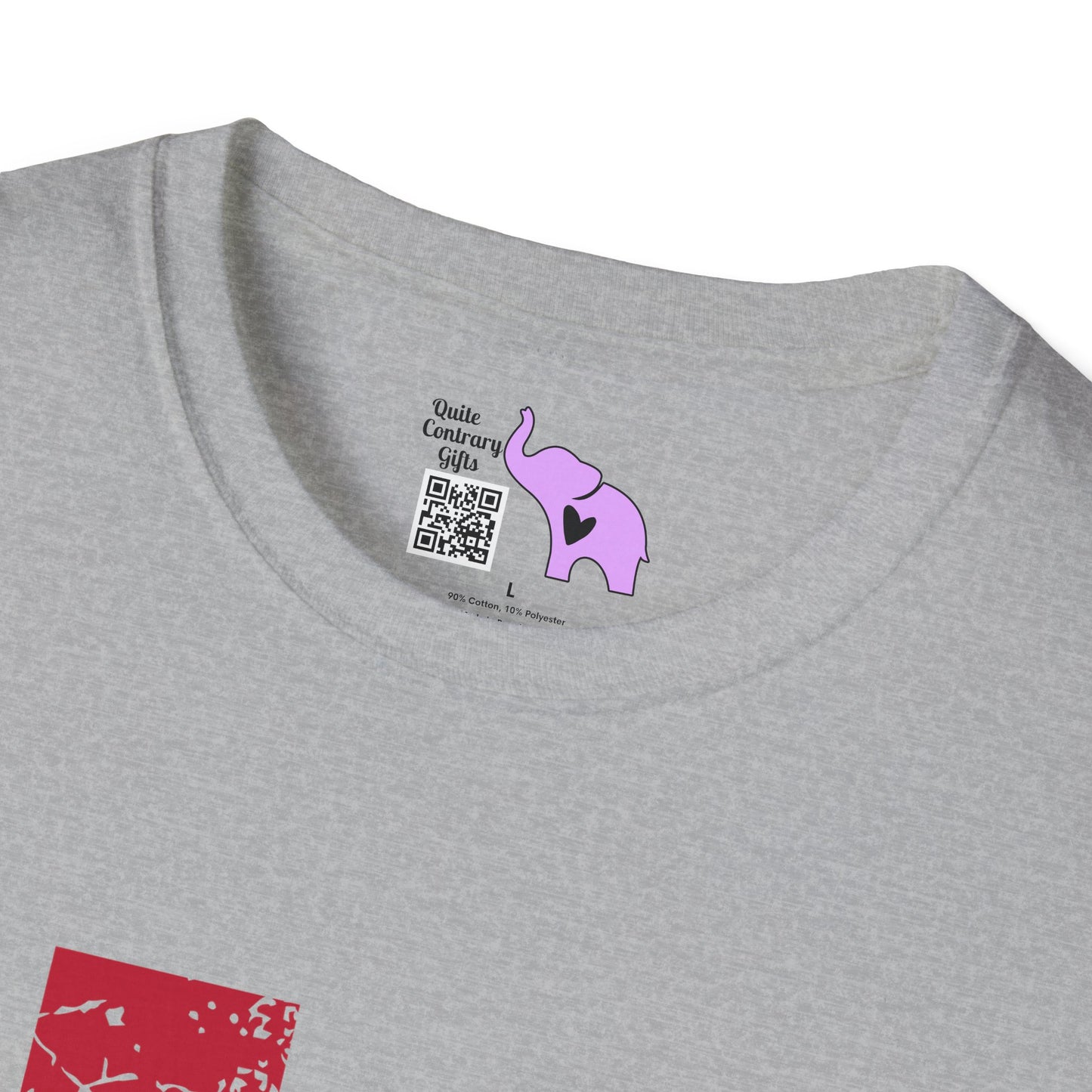 Red & Blue Texas Longhorn Adult Tshirt