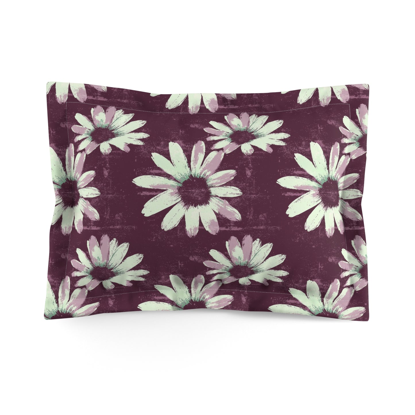 Purple Tide Petals Pillow Sham