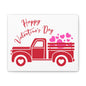 Happy Valentine's Day Classic Truck Canvas Horizontal Wraps w/o Frame
