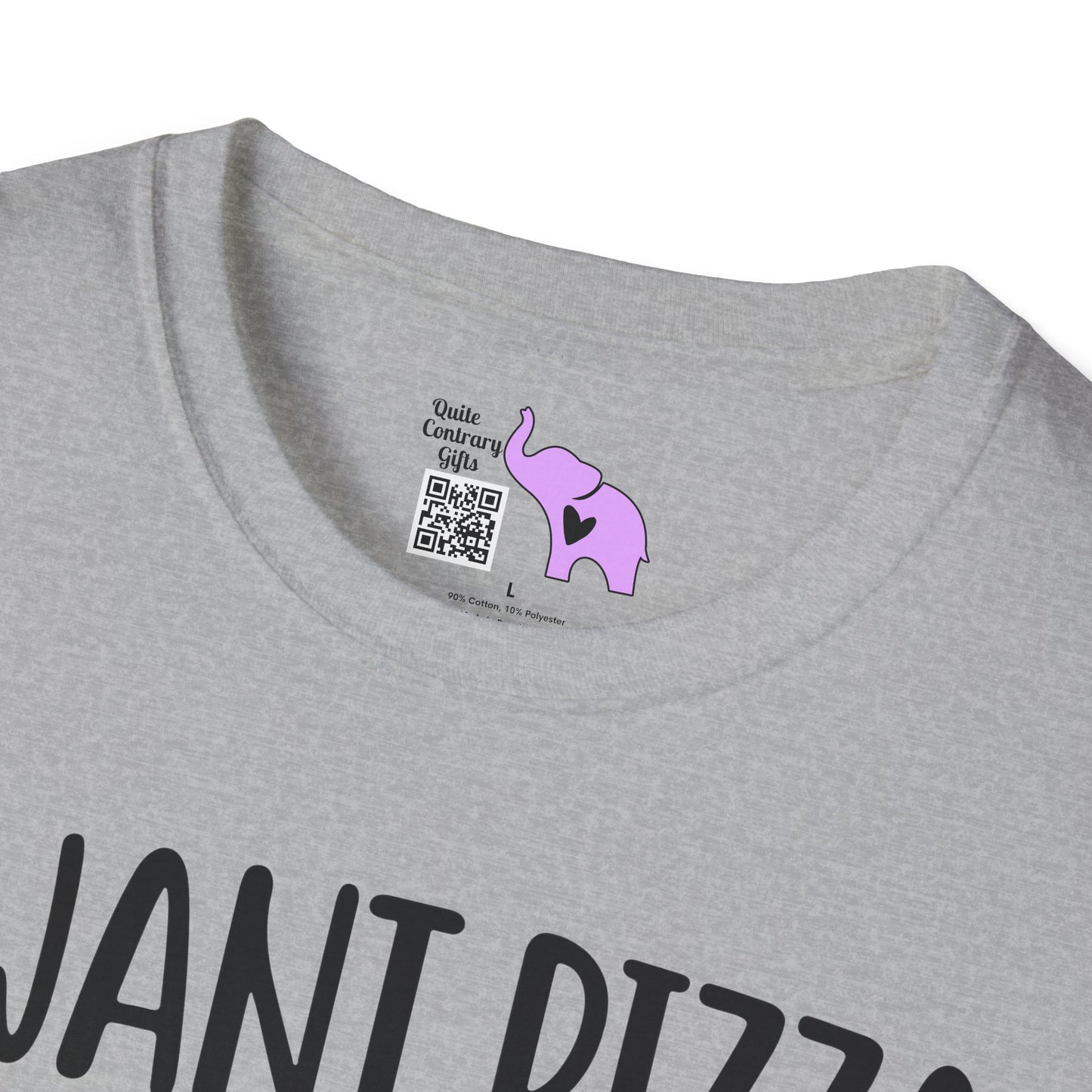 I Want Pizza Not Your Opinion (2) Adult T-shirt
