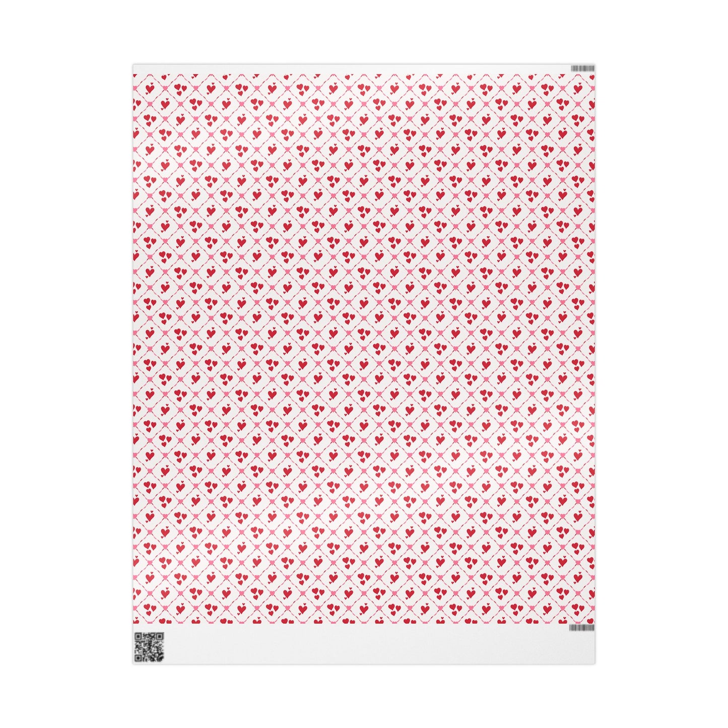 Cupid’s Lattice Wrapping Paper