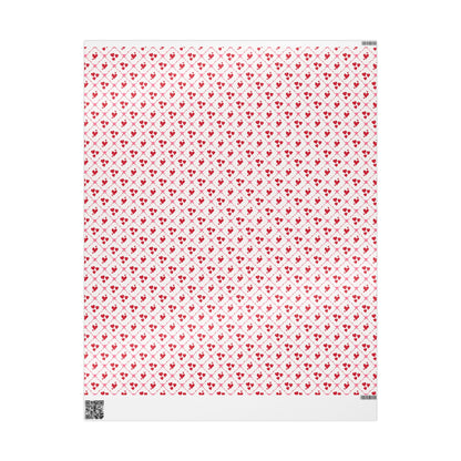 Cupid’s Lattice Wrapping Paper