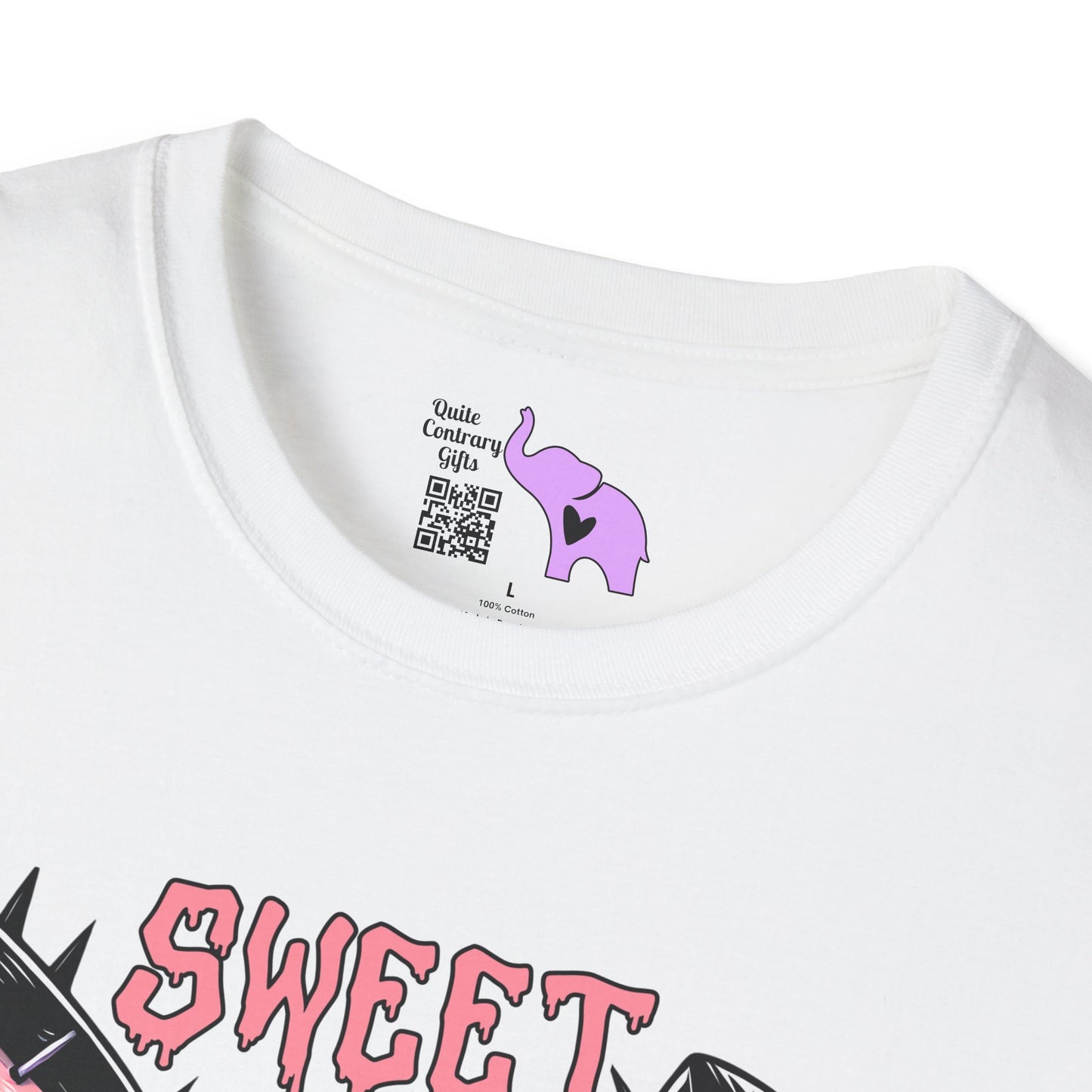 Sweet & Spooky Voodoo Bunny Adult T-shirt