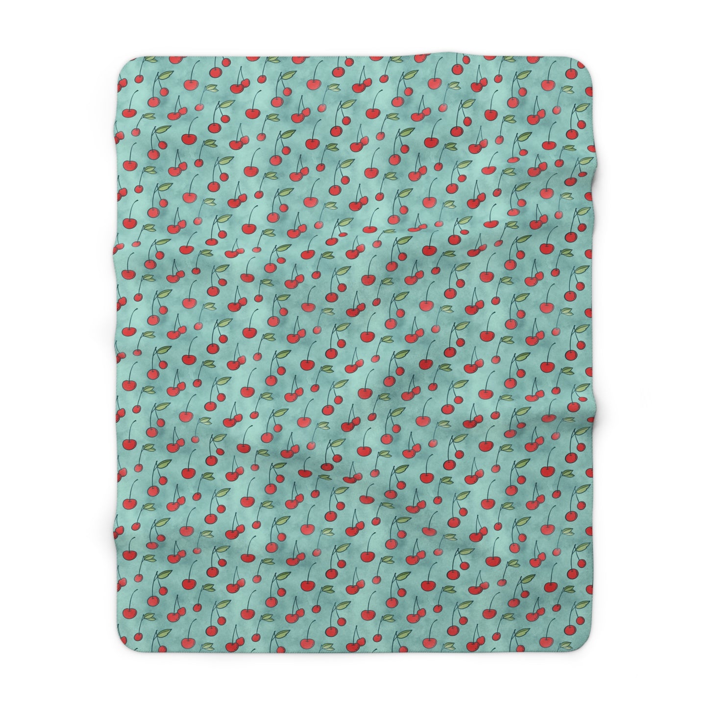 Cherry Jubilee Fleece Blanket