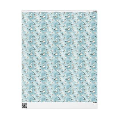 Cute Sharks Wrapping Paper