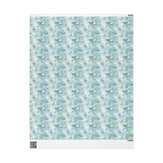 Cute Sharks Wrapping Paper
