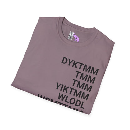 Do You Know The Muffin Man Abbreviation Adult T-shirt