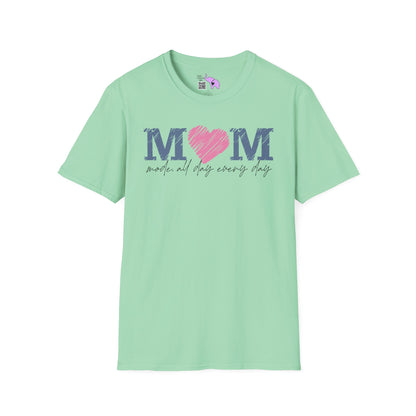 Mom Mode All Day Everyday Adult T-shirt