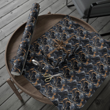 Moonspill Marble Wrapping Paper