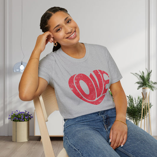 Heart of Love Adult T-shirt