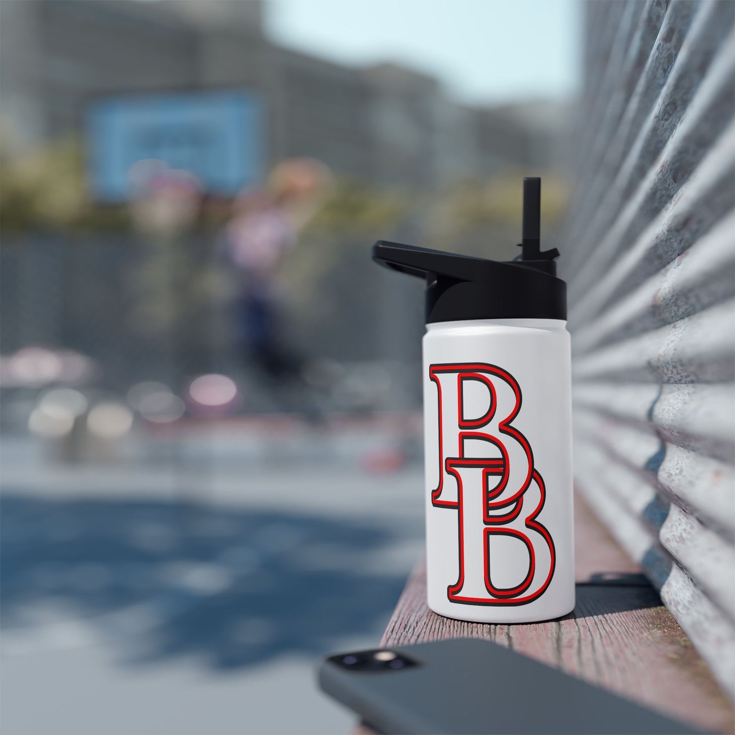 Bellville Brahmas Stainless Steel Water Bottle