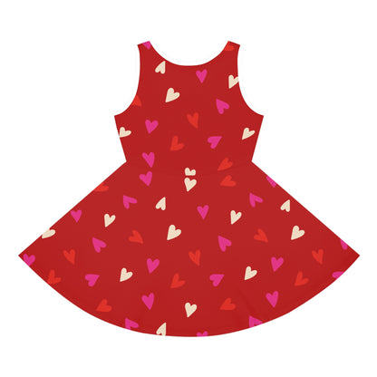 Cupid's Confetti Girls' Sleeveless Sundress