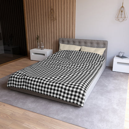 Black & White Balance Microfiber Duvet Cover