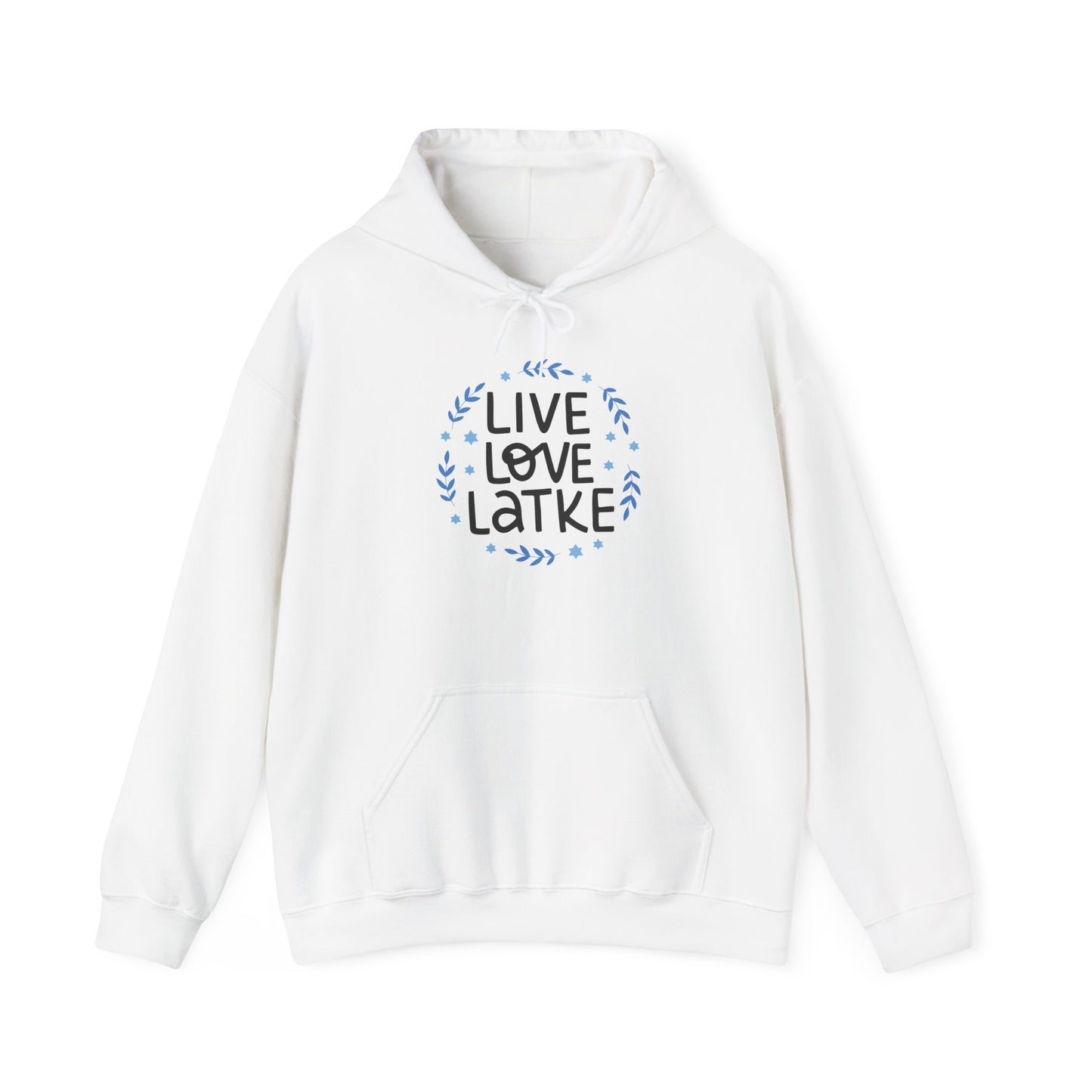 Hanukkah Live Love Latke Adult Heavy Blend™ Hooded Sweatshirt