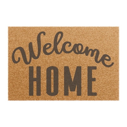 Welcome Home Coconut Fiber Doormat