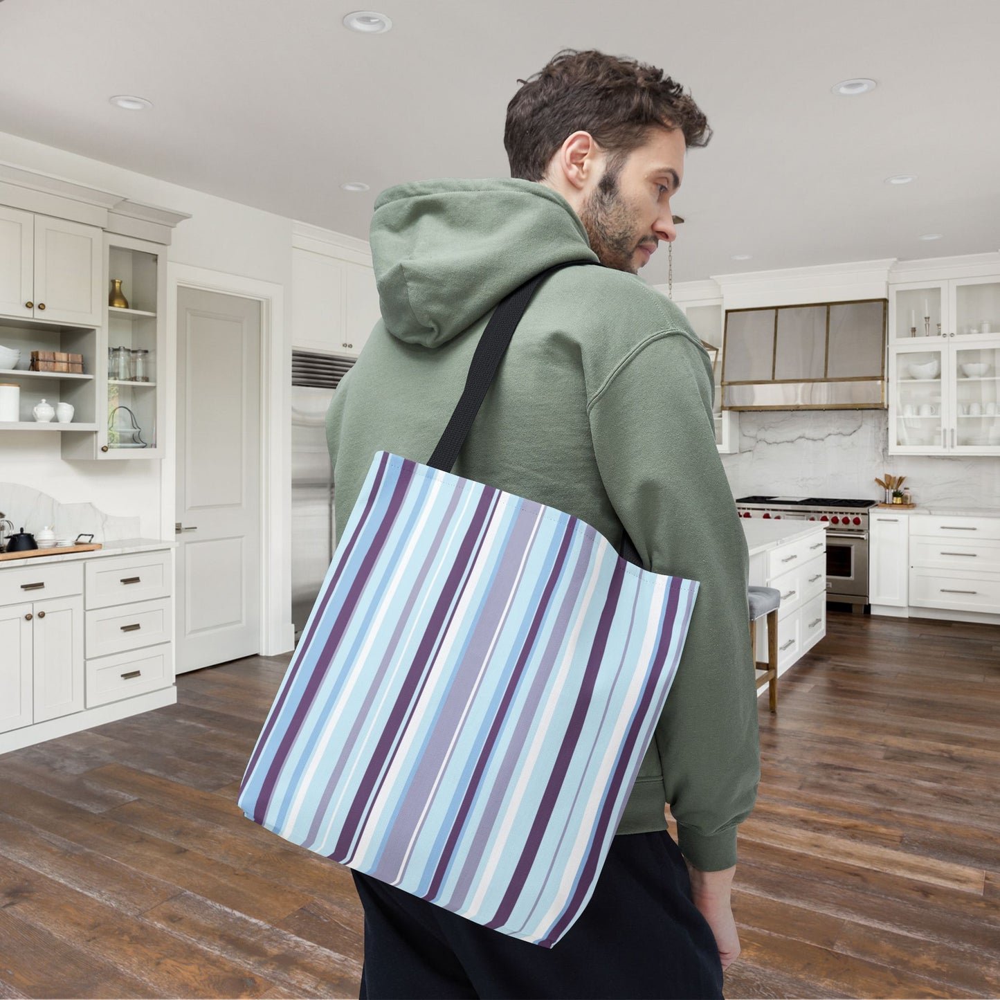 Lavender Breeze Canvas Tote Bag