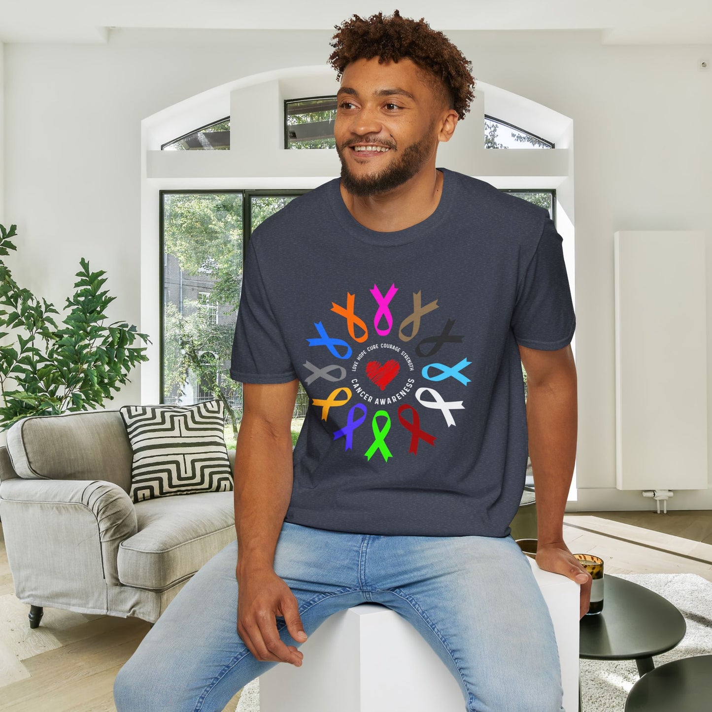 Fight Cancer in All Colors 23 Adult T-shirt