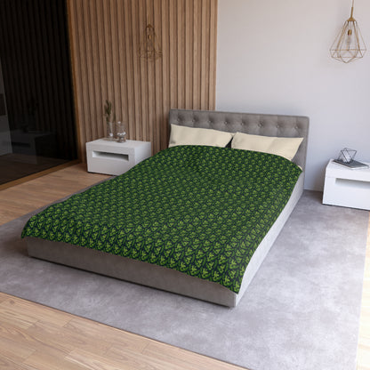 Emerald Canopy Frogs Microfiber Duvet Cover