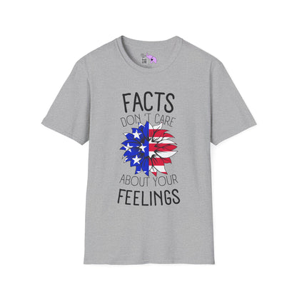 Facts Don't Care About Your Feelings American Flag Adult T-shirt