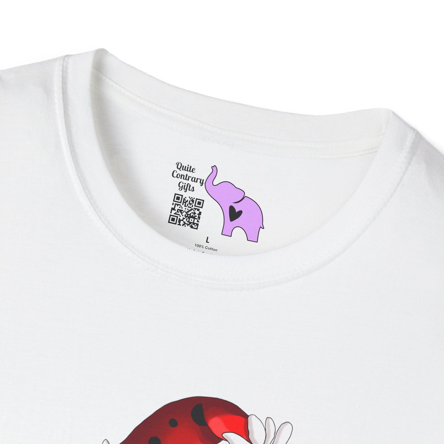 Let It Be Valentine Gnome Adult T-shirt