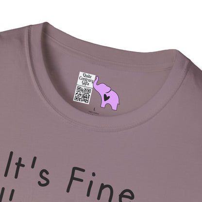 It's Fine I'm Fine Everything's Fine (Cat) Adult T-shirt