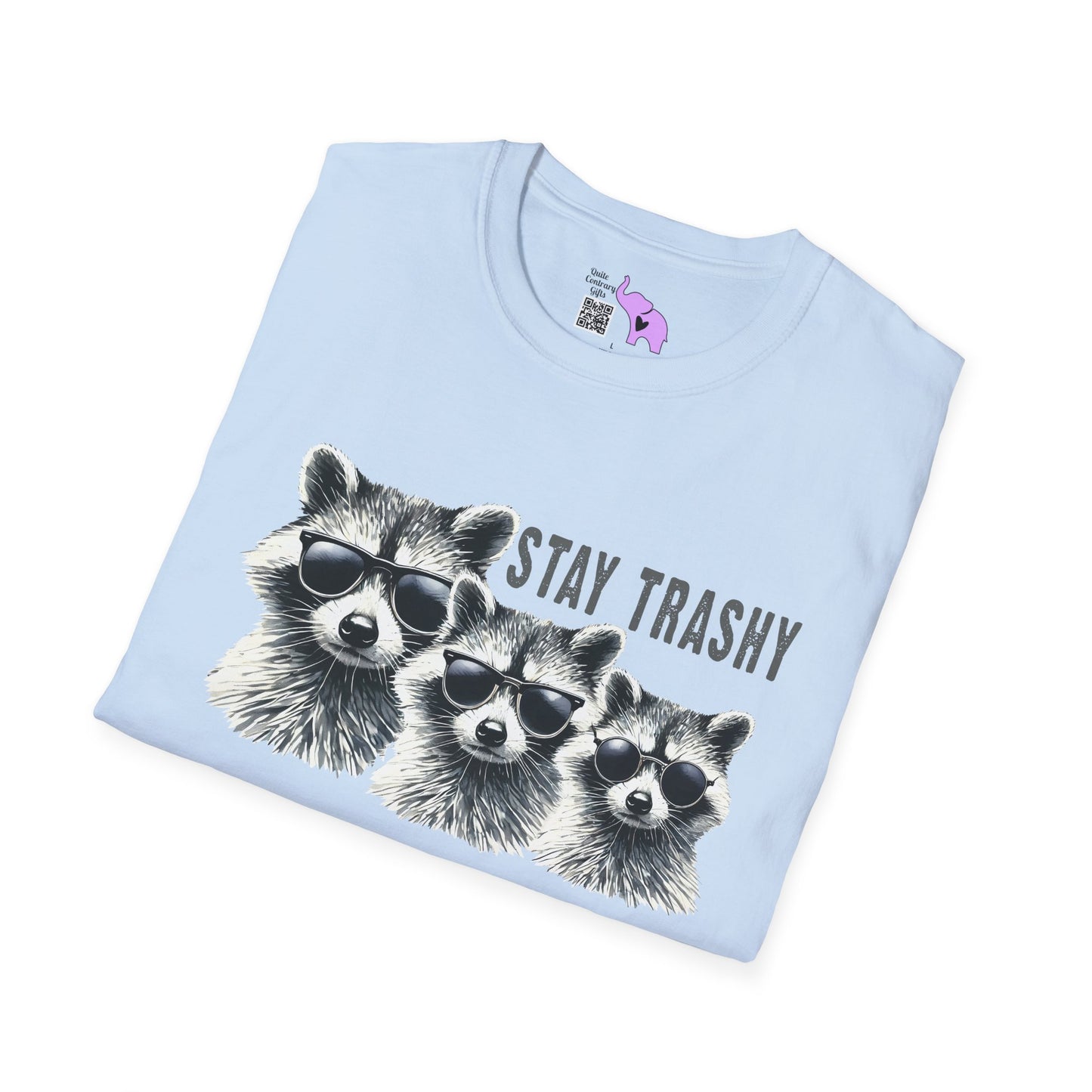 Stay Trashy (Racoon) Adult T-shirt