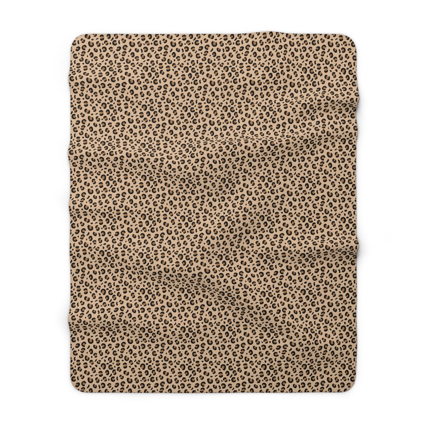 Cheetah Print Sherpa Fleece Blanket