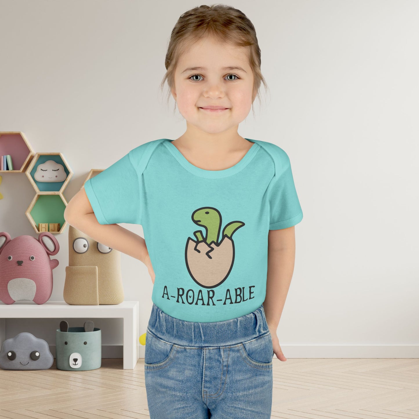 A-Roar-Able Baby Rib Bodysuit