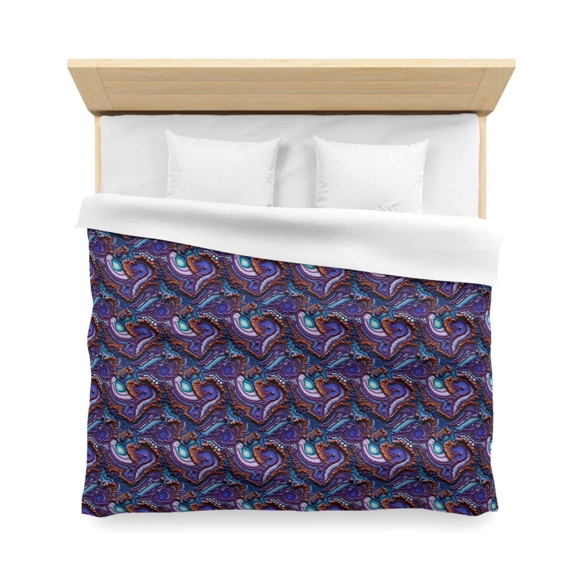 Living Stone Veins Microfiber Duvet Cover