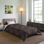 Golden Midnight Radiance Mandala Comforter