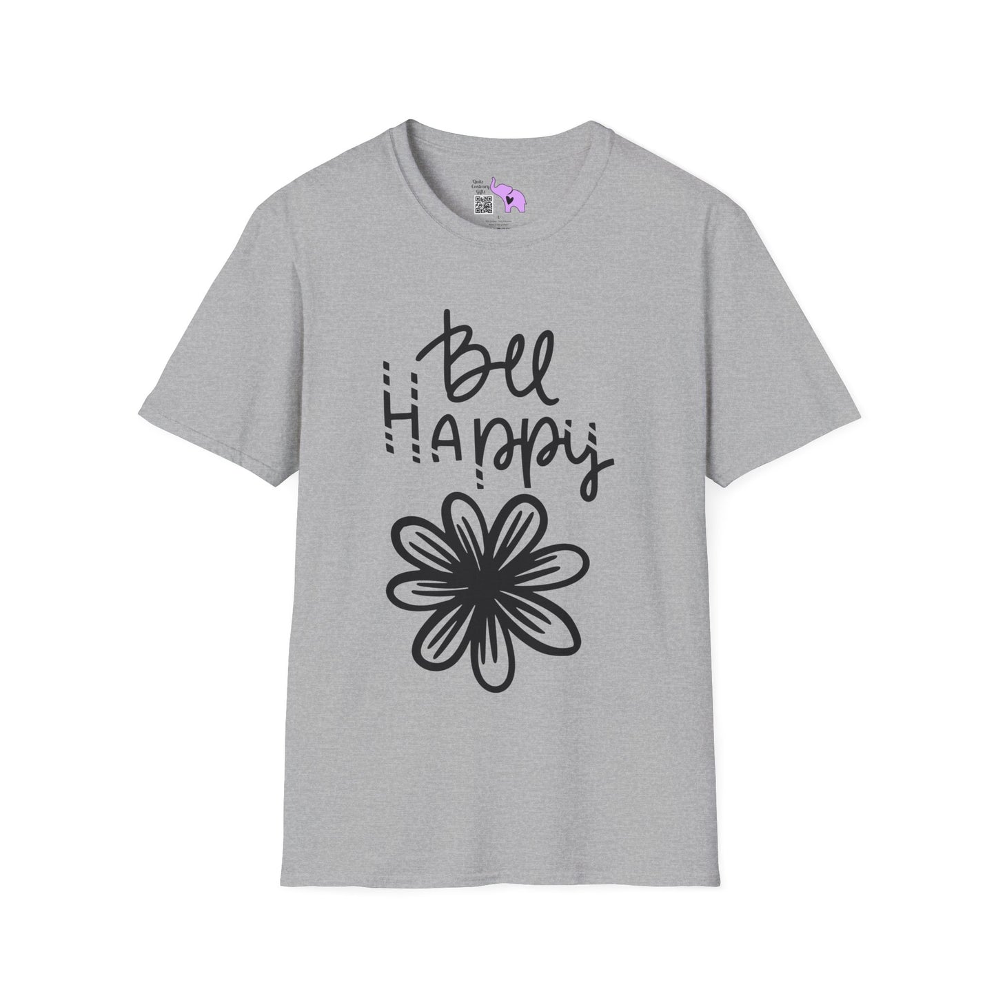 Bee Happy Adult T-shirt