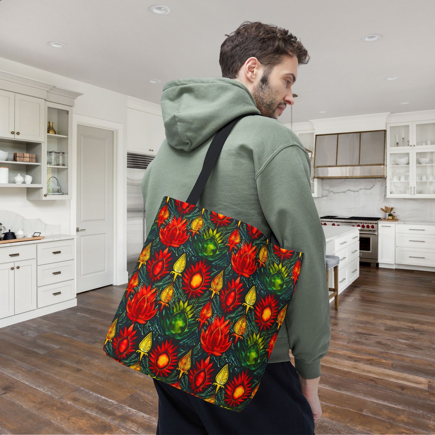 Joyful Burst Canvas Tote Bag