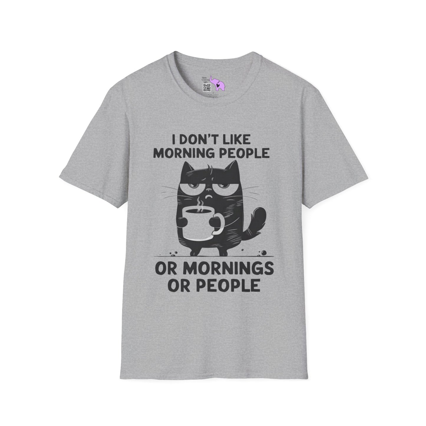 I Don't Like Morning People Or Mornings Or People Adult T-shirt