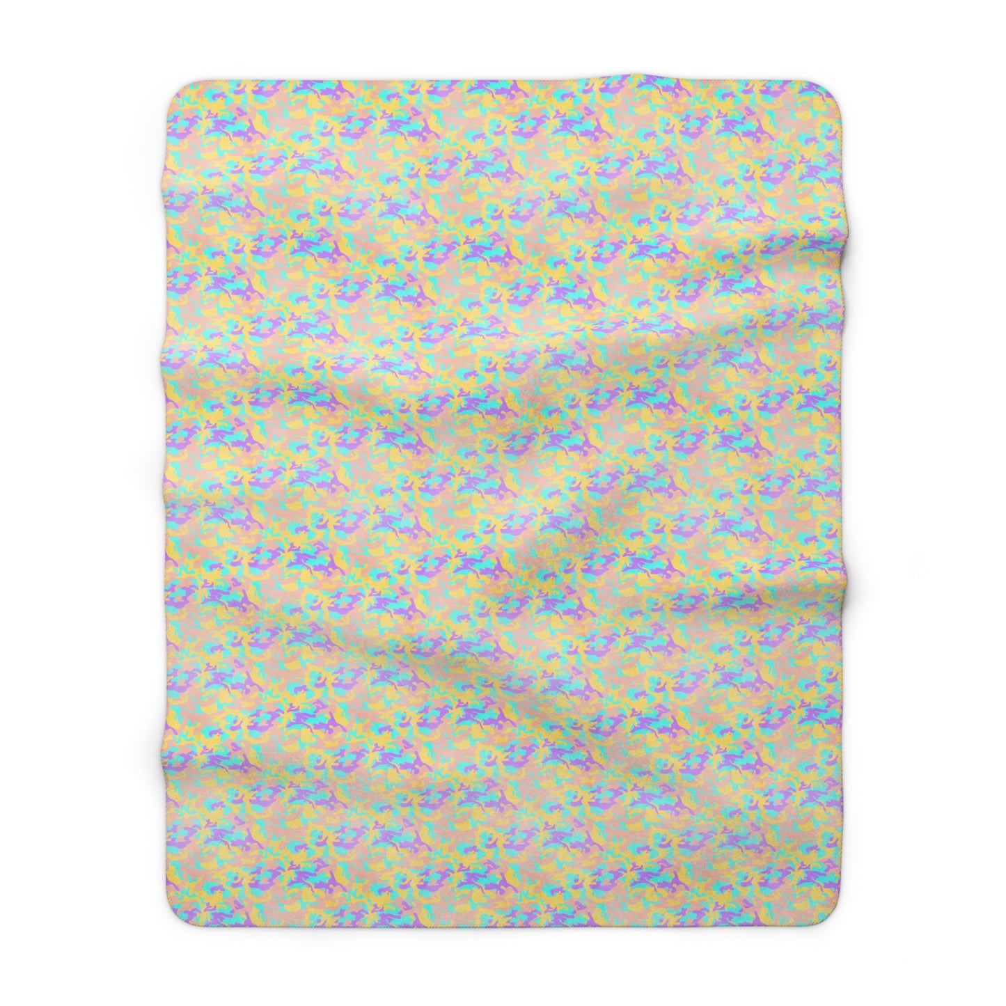 Dreamsicle Camo Fleece Blanket