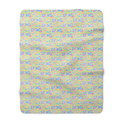 Dreamsicle Camo Fleece Blanket