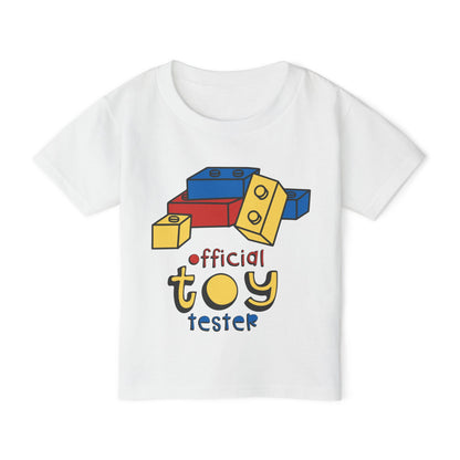 Official Toy Tester (Blocks) Heavy Cotton™ Toddler T-shirt