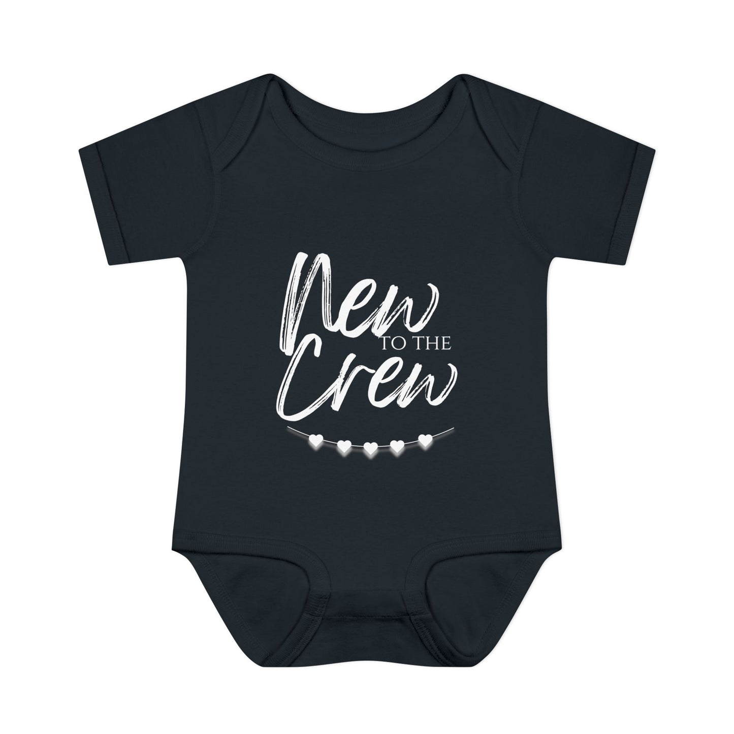 New To The Crew Infant Baby Rib Bodysuit