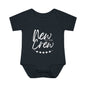 New To The Crew Infant Baby Rib Bodysuit