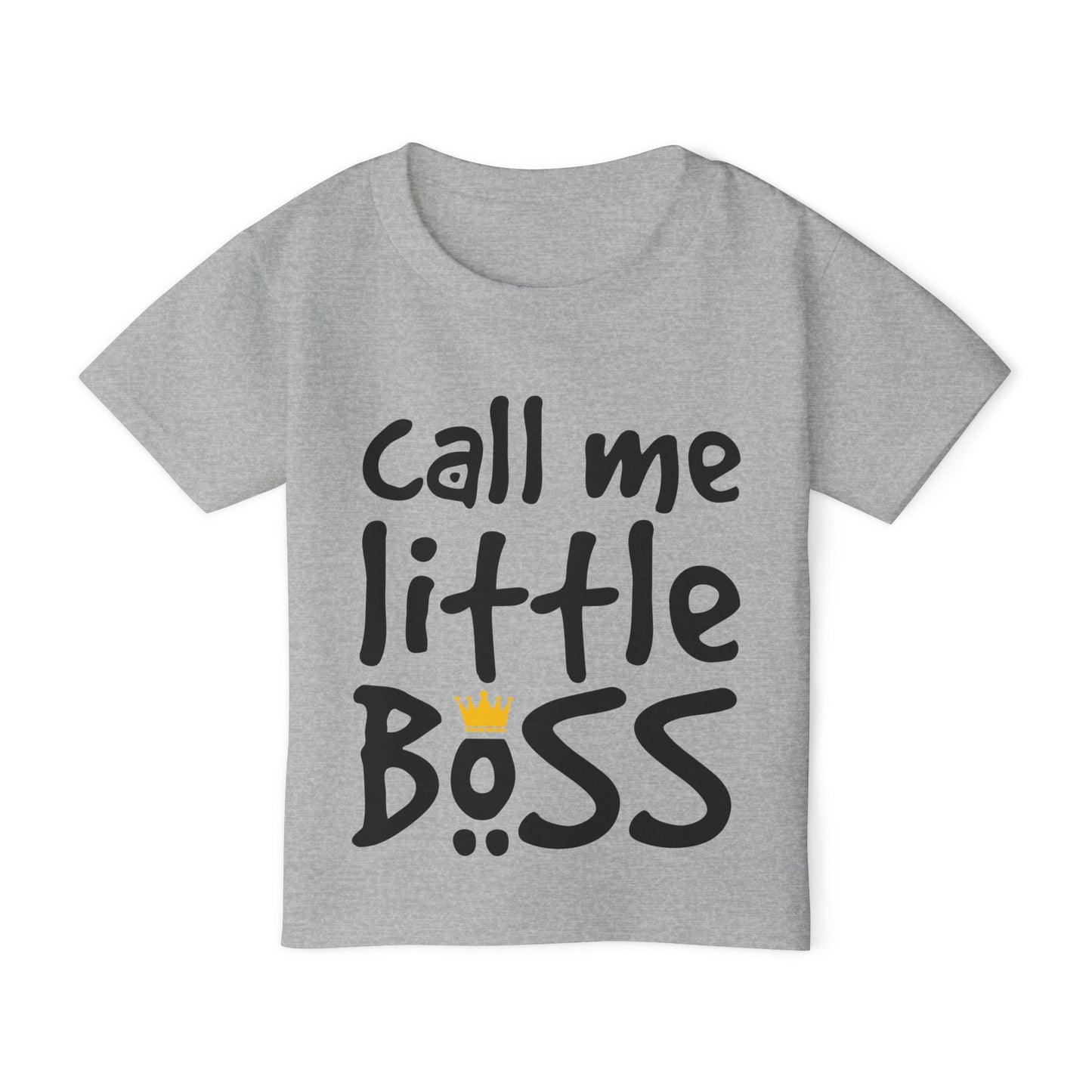 Call Me Little Boss Heavy Cotton™ Toddler T-shirt